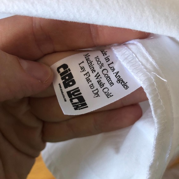 $305 Ciao Lucia Ischia Dress White Washed Cotton size XS - Picture 9 of 13